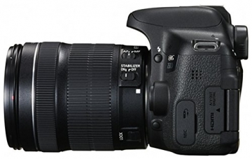 Canon EOS 750D SLR-Digitalkamera (24 Megapixel, APS-C CMOS-Sensor, WiFi, NFC, Full-HD) Kit inkl. EF-S 18-135 mm IS STM Objektiv schwarz - 5