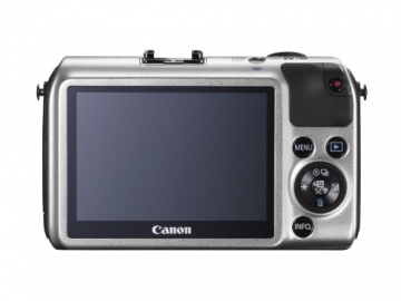 Canon EOS M kompakte Systemkamera (18 Megapixel, 7,6 cm (3 Zoll) Display, Full HD, Touch-Display) Kit inkl. EF-M 18-55mm 1:3,5-5,6 IS STM und Speedlite 90EX silber - 7