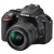 Nikon D5500 SLR-Digitalkamera (24 Megapixel, 8,1 cm (3,2 Zoll) Touchscreen-Display, bildstabilisiert, Full-HD-Video, Wi-Fi) Kit inkl. 18-55mm VR II Objektiv schwarz - 1