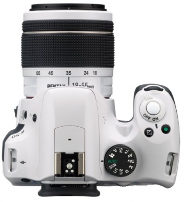 Pentax K 50 SLR-Digitalkamera (16 Megapixel, APS-C CMOS Sensor, 1080p, Full HD, 7,6 cm (3 Zoll) Display, Bildstabilisator) weiß inkl. Objektiven DA L 18-55 mm WR & 50-200 mm WR - 2