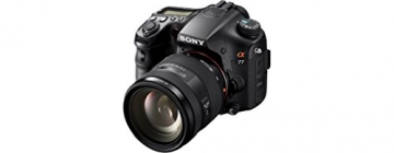 Sony SLT-A77VQ SLR-Digitalkamera (24 Megapixel, 7,6 cm (3 Zoll) Display, bildstabilisiert) Kit inkl. SAL 16-50mm DT F2.8 SSM Objektiv schwarz - 2